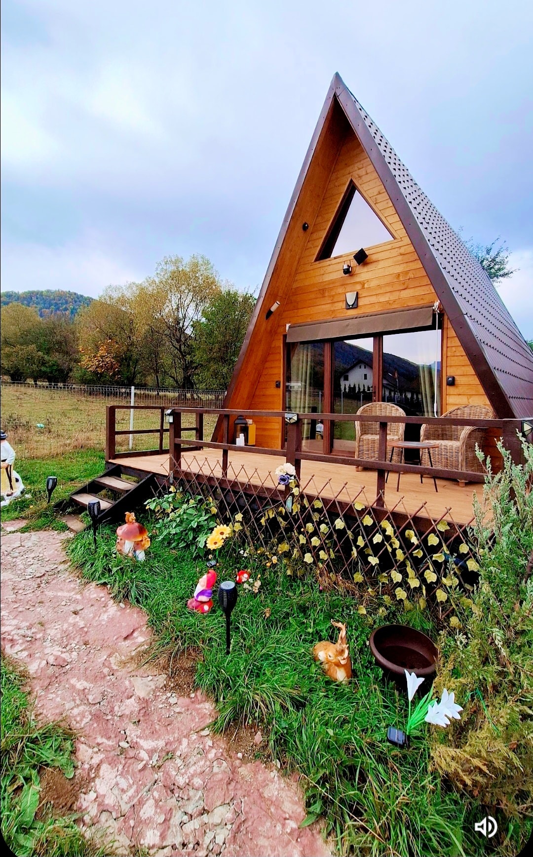 Cabana A-Frame Moon - vedere frontală