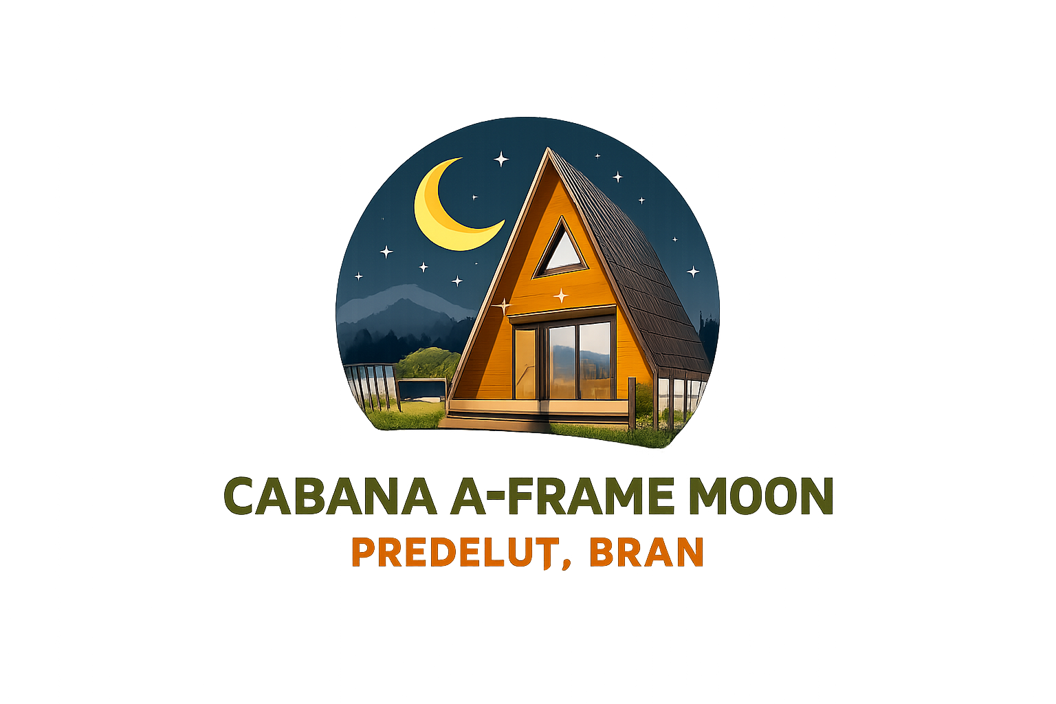 Cabana A-Frame Moon Logo